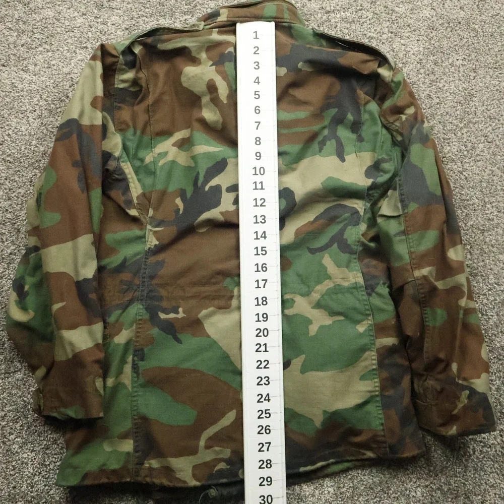 Military Field Jacket Mens S Long Camo Army Style Tactical Coat Camouflage